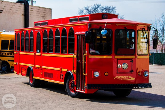 Trolley busways can be used outdoors