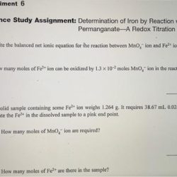 Advance study assignment determination of a chemical formula