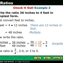 Write a ratio in simplified form of the vertical length