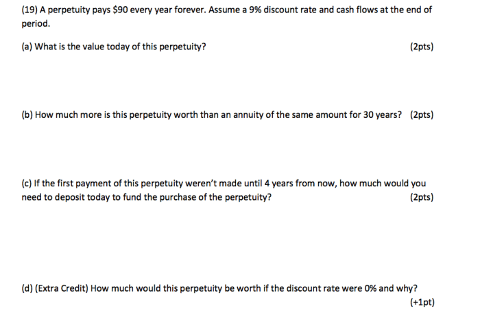 Solved annuity statements regarding transcribed text